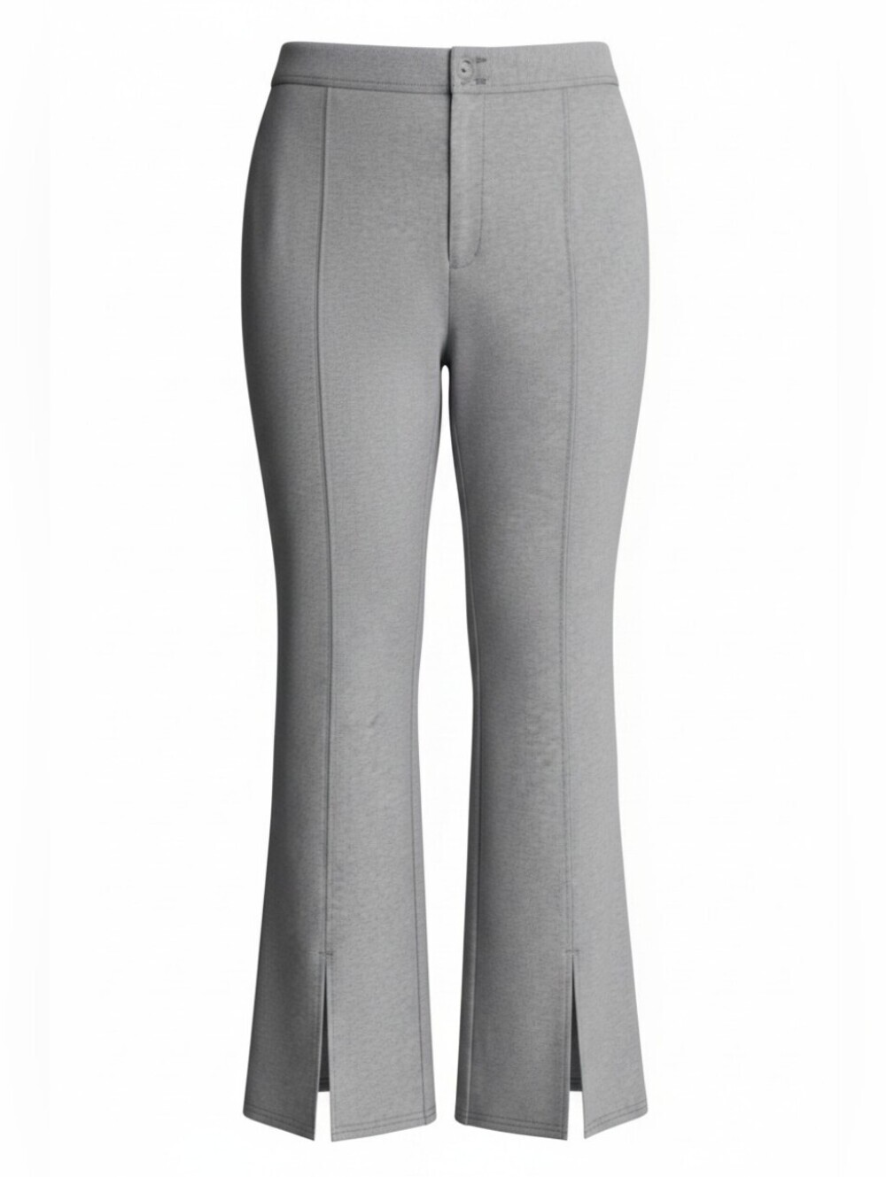 Anthropologie Maeve Seamed Flare Pants Grey Size 14